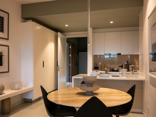 white ceramic sink near brown wooden table