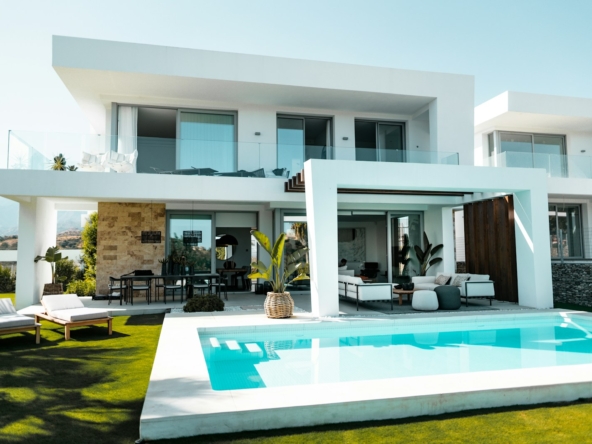 white and blue concrete building